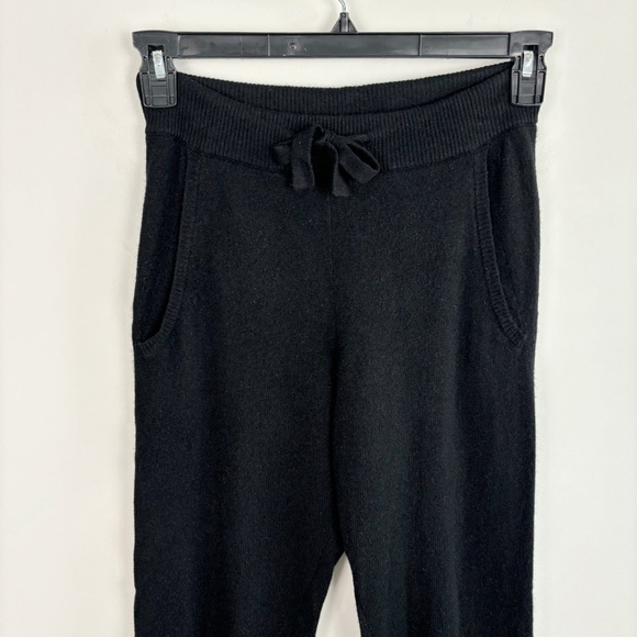 Weekend Stories Journee Recycled Cashmere Jogger in Black Size XXS - Picture 3 of 11